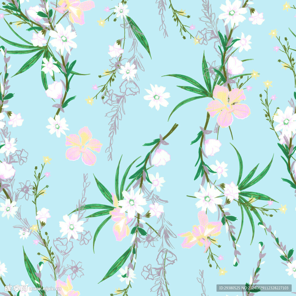 手绘花