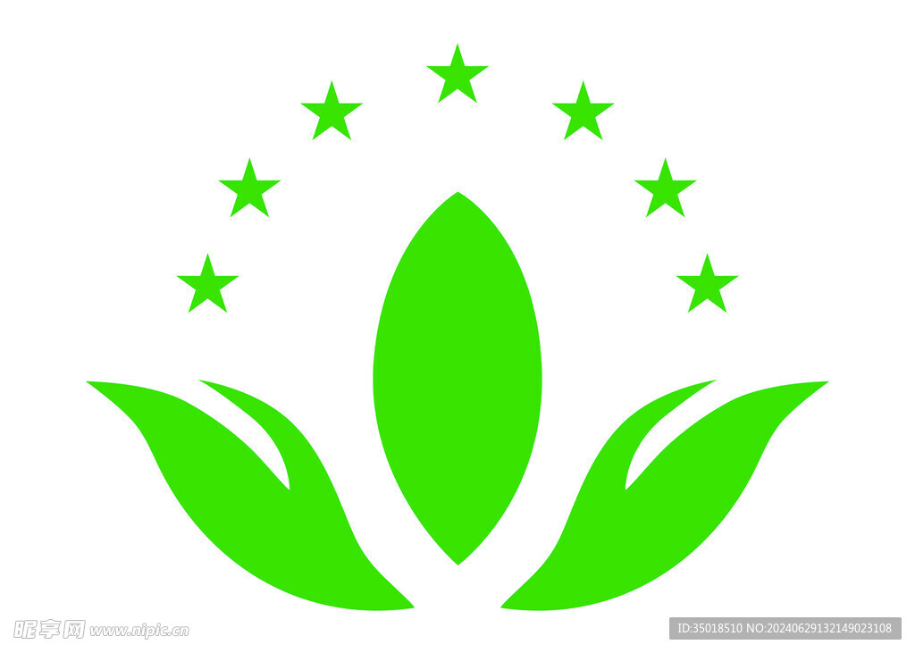 沃德绿logo