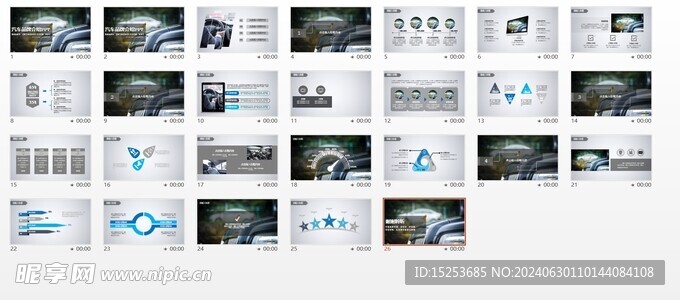 汽车新品发布模版
