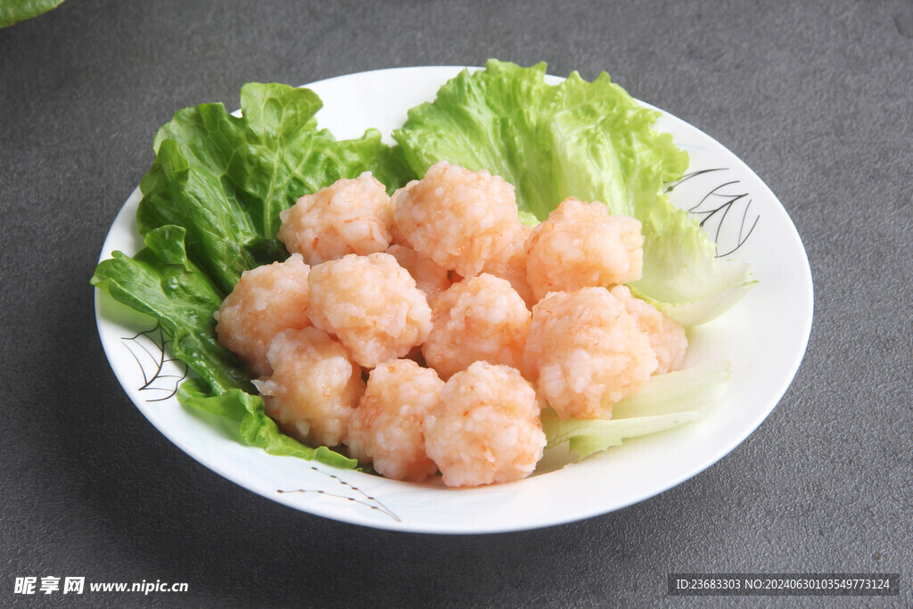 虾滑美食图片