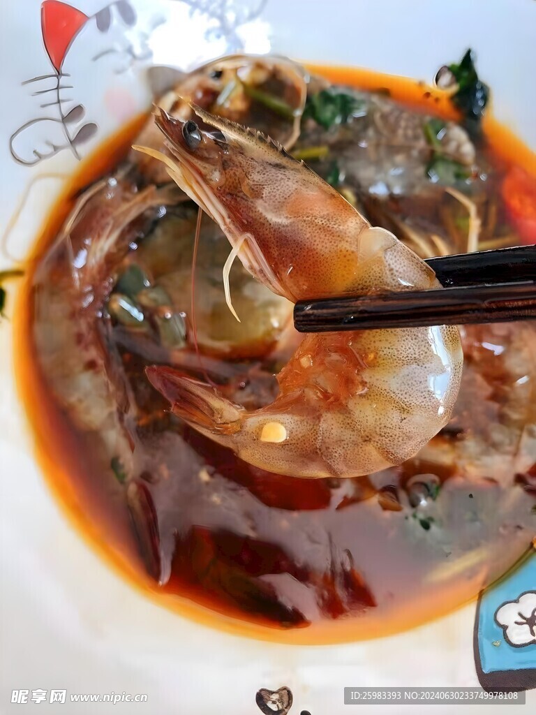 生腌对虾
