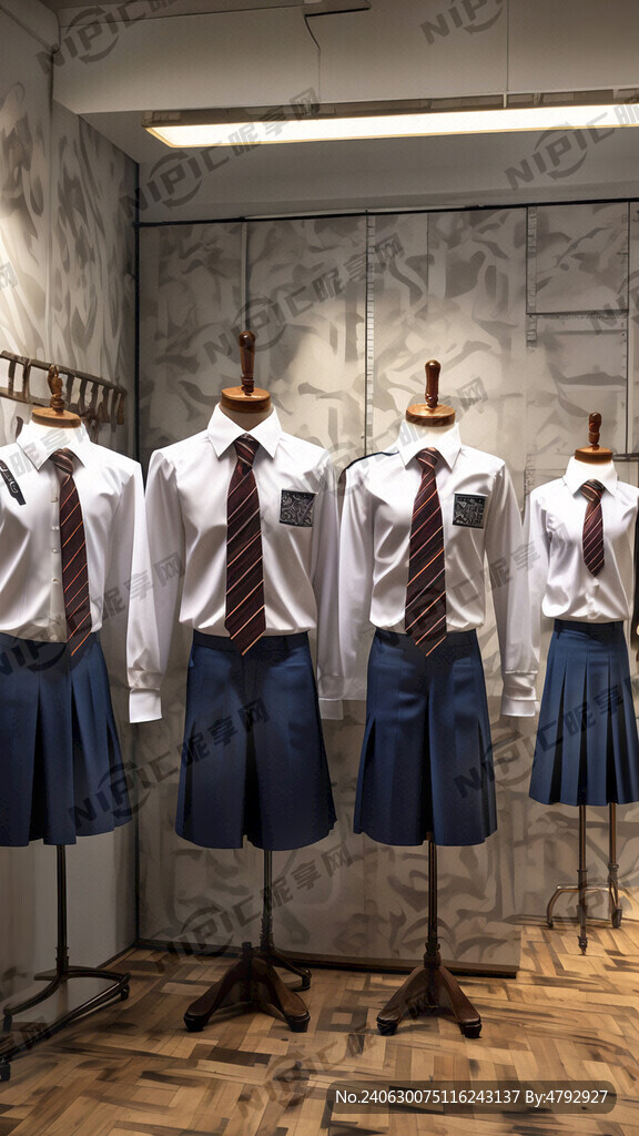 校服 面料 展厅 形象墙