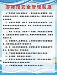 泳馆规章制度牌海报