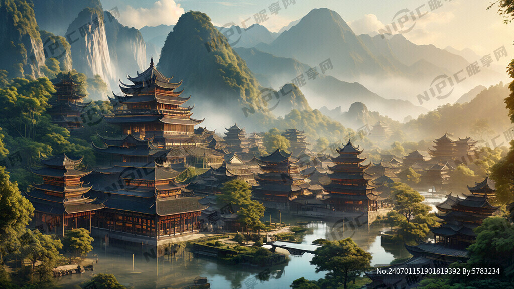 侗族风景