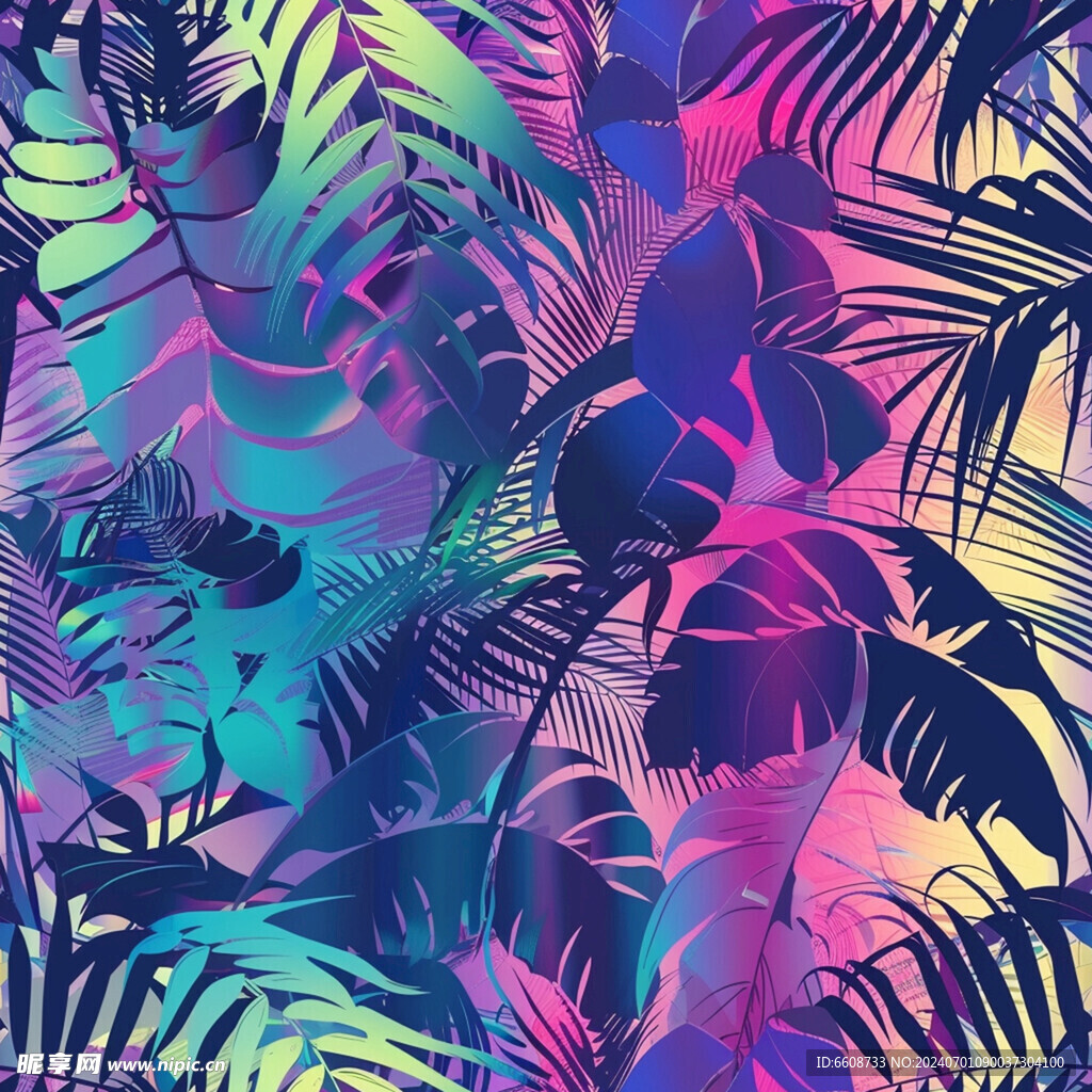 丛林图案树林森林背景