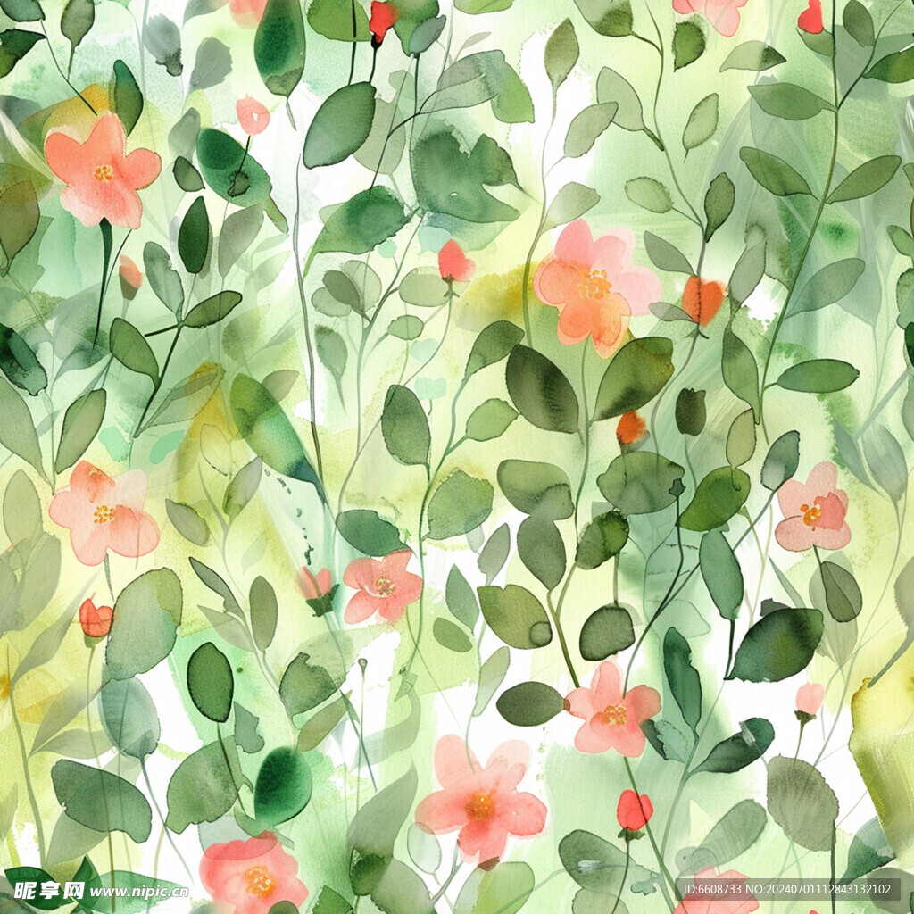 春天鲜花花朵背景素材
