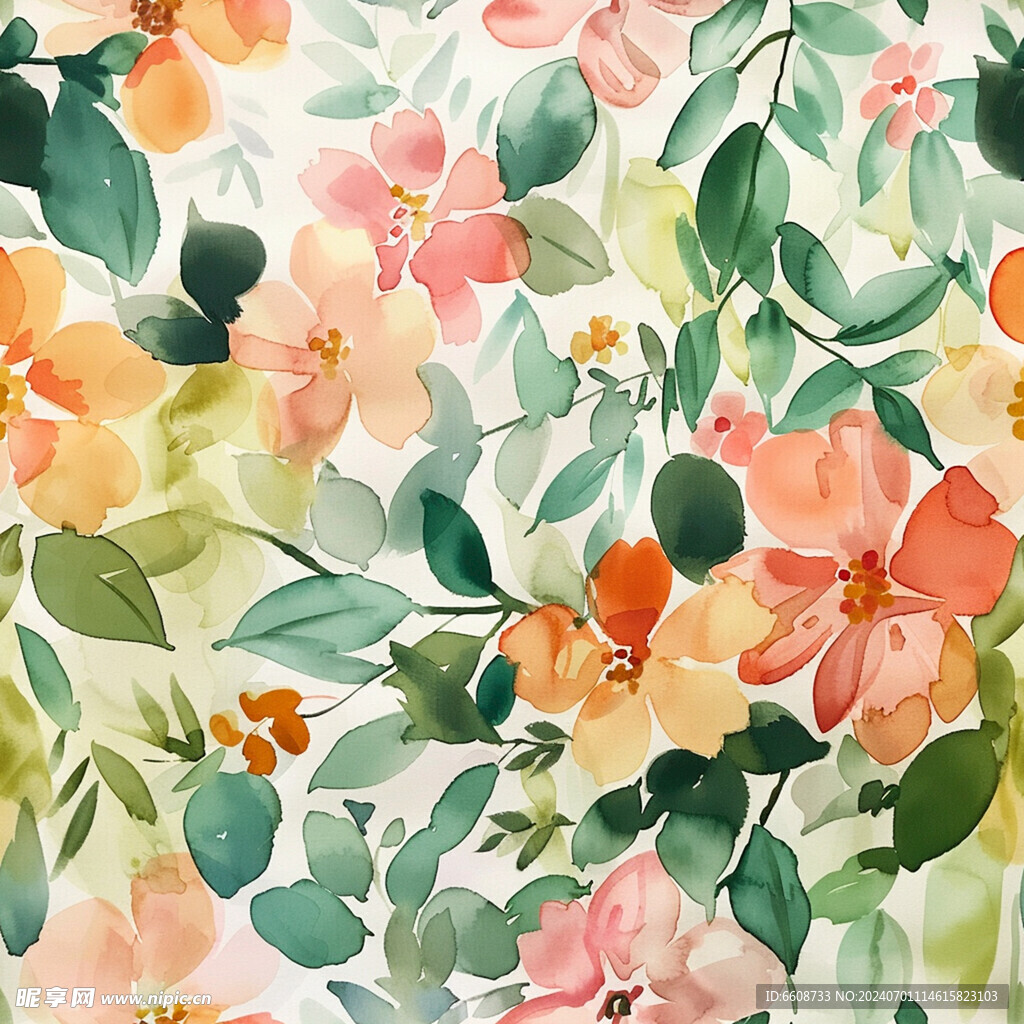 春天鲜花花朵背景素材