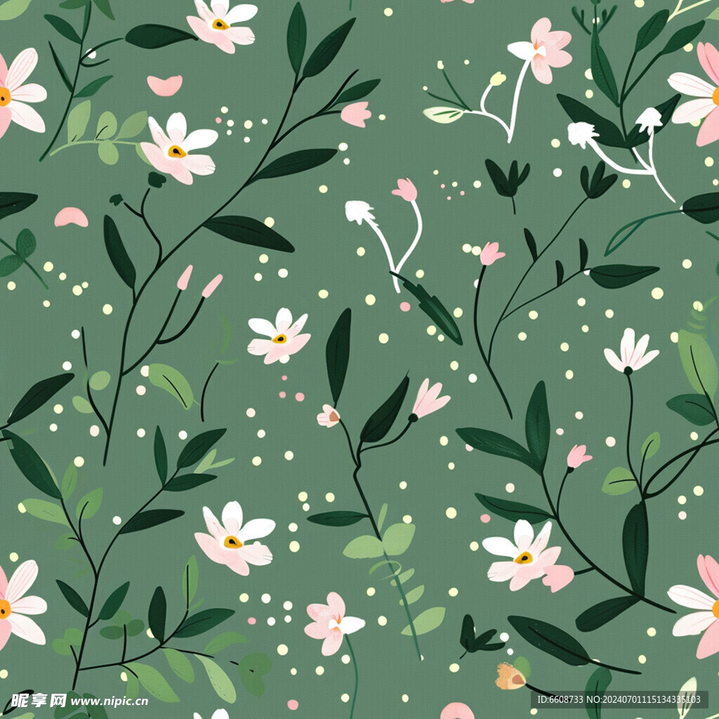 鲜花花朵花草背景素材