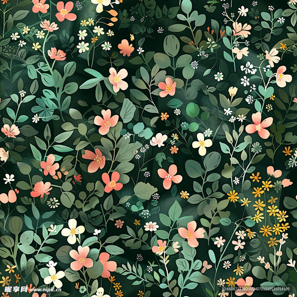 鲜花花朵花草背景素材