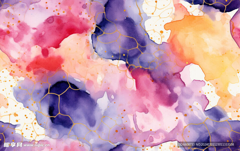 水墨画背景水彩画