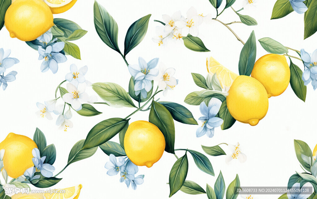 水果水彩画水墨画