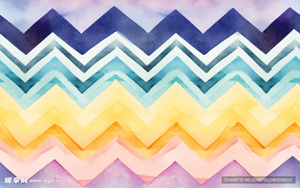 水墨画背景水彩画