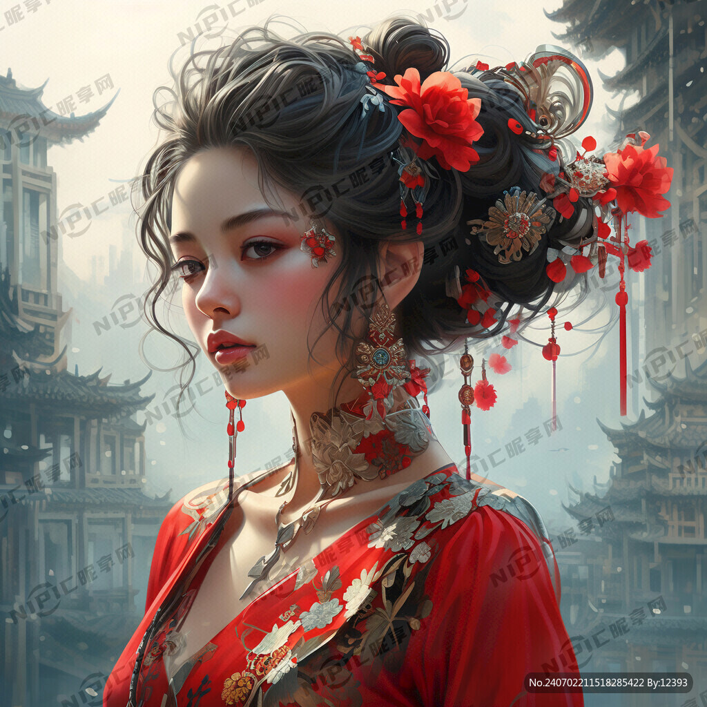 美丽的东方女性