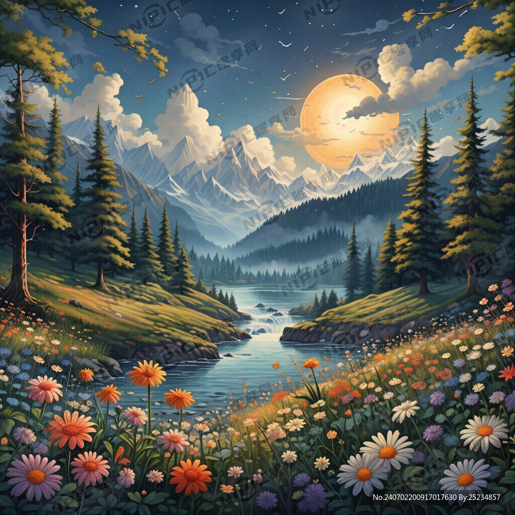 七月 风景照 高清