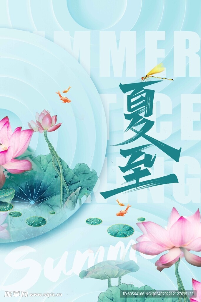 夏至节气海报