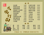 打面