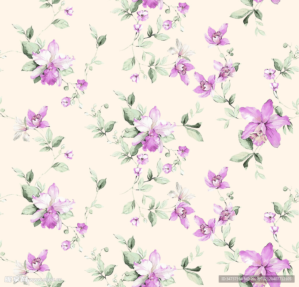 手绘花 扎染花