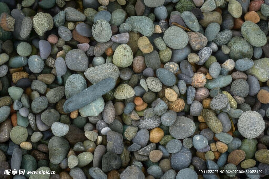 石头青石砂岩鹅卵石素材