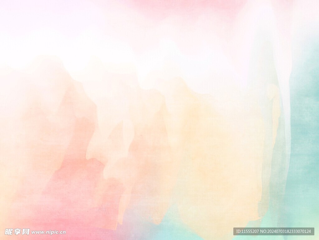 创意水彩抽象艺术画水彩晕染