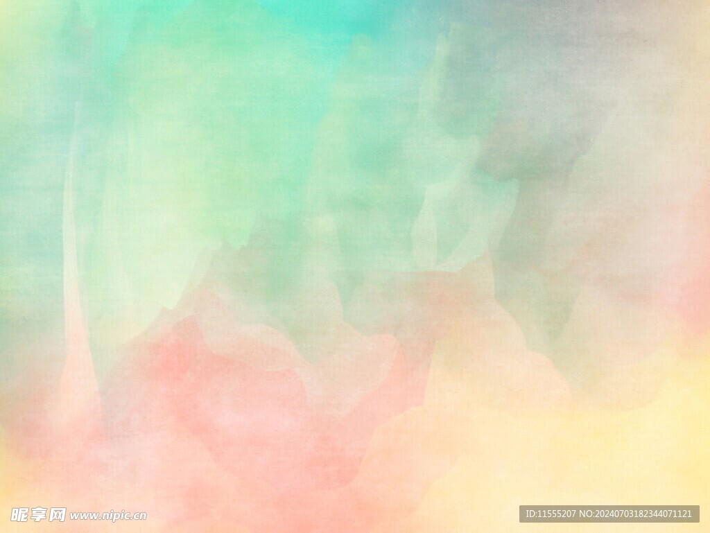 创意水彩抽象艺术画水彩晕染