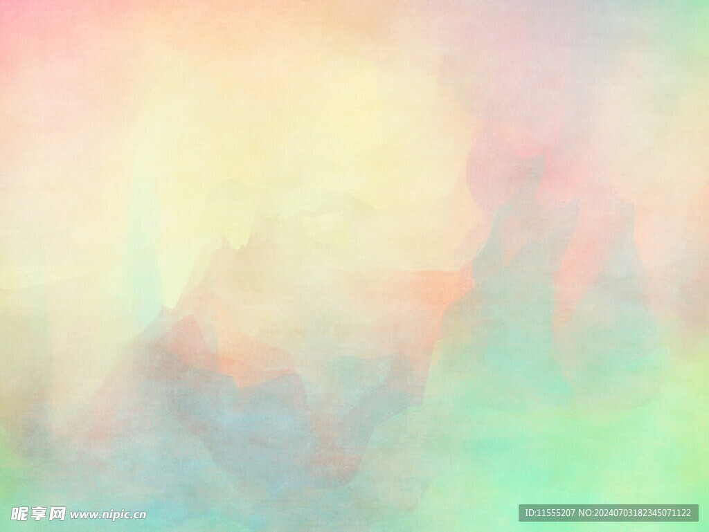 创意水彩抽象艺术画水彩晕染