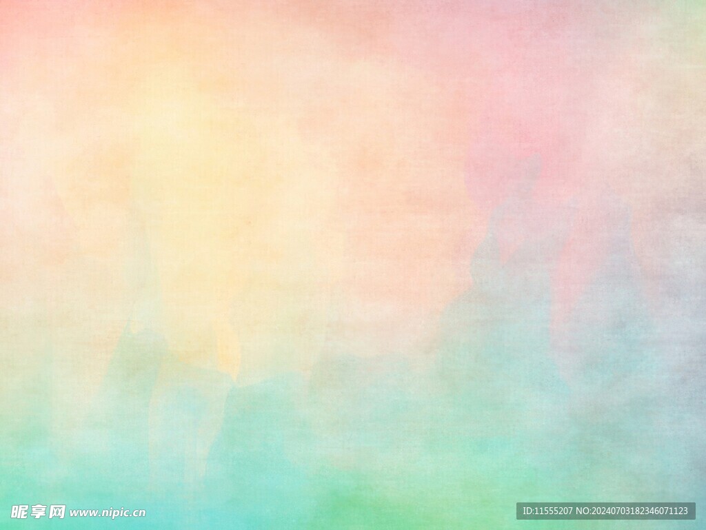 创意水彩抽象艺术画水彩晕染