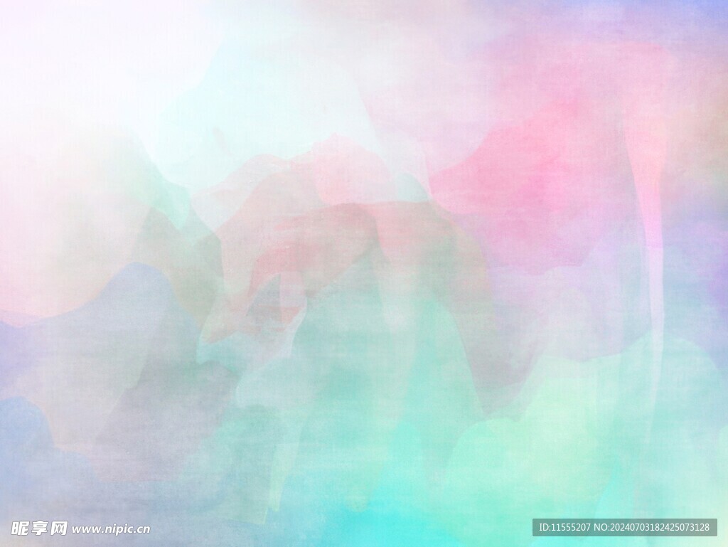 创意水彩抽象艺术画水彩晕染