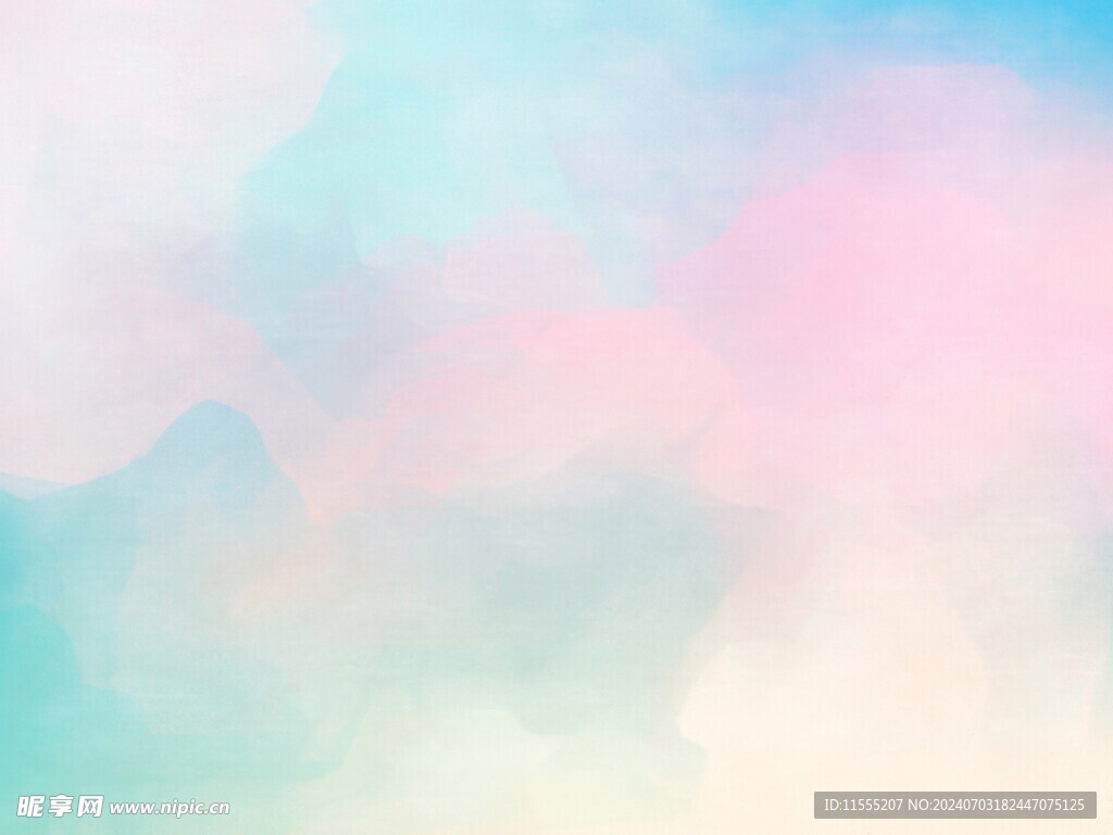 创意水彩抽象艺术画水彩晕染
