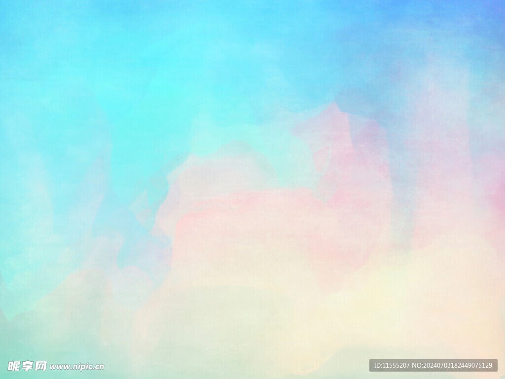 创意水彩抽象艺术画水彩晕染