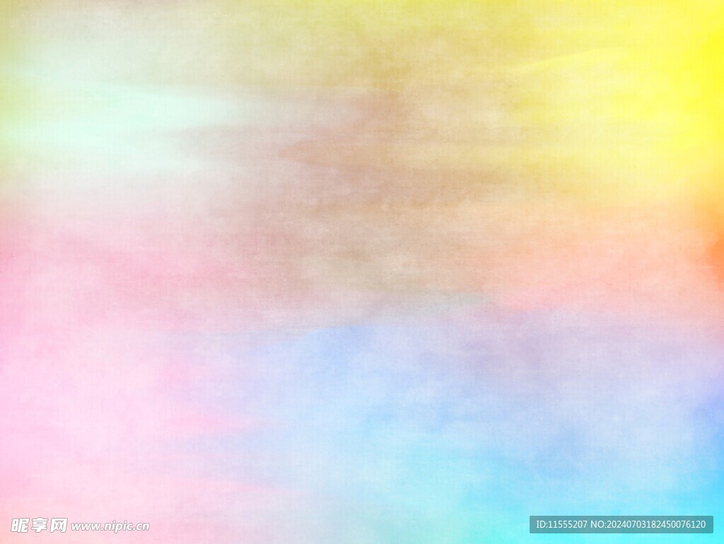 创意水彩抽象艺术画水彩晕染
