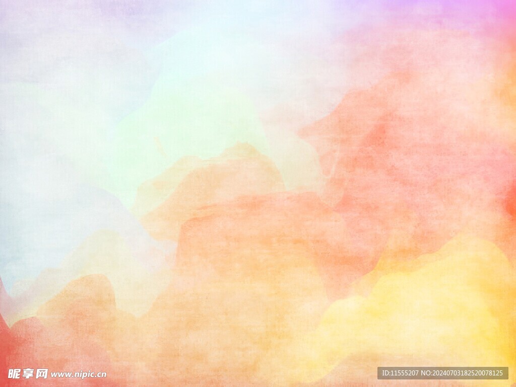 创意水彩抽象艺术画水彩晕染