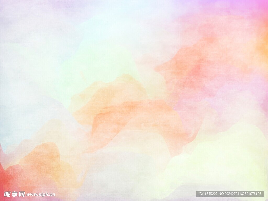 创意水彩抽象艺术画水彩晕染