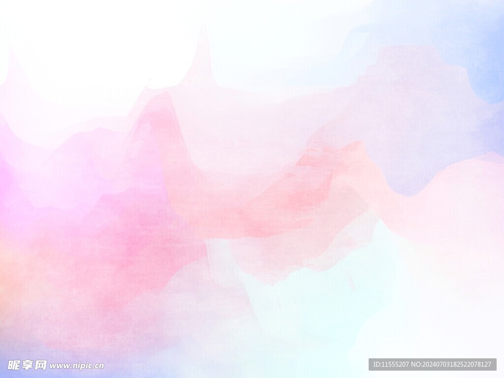 创意水彩抽象艺术画水彩晕染