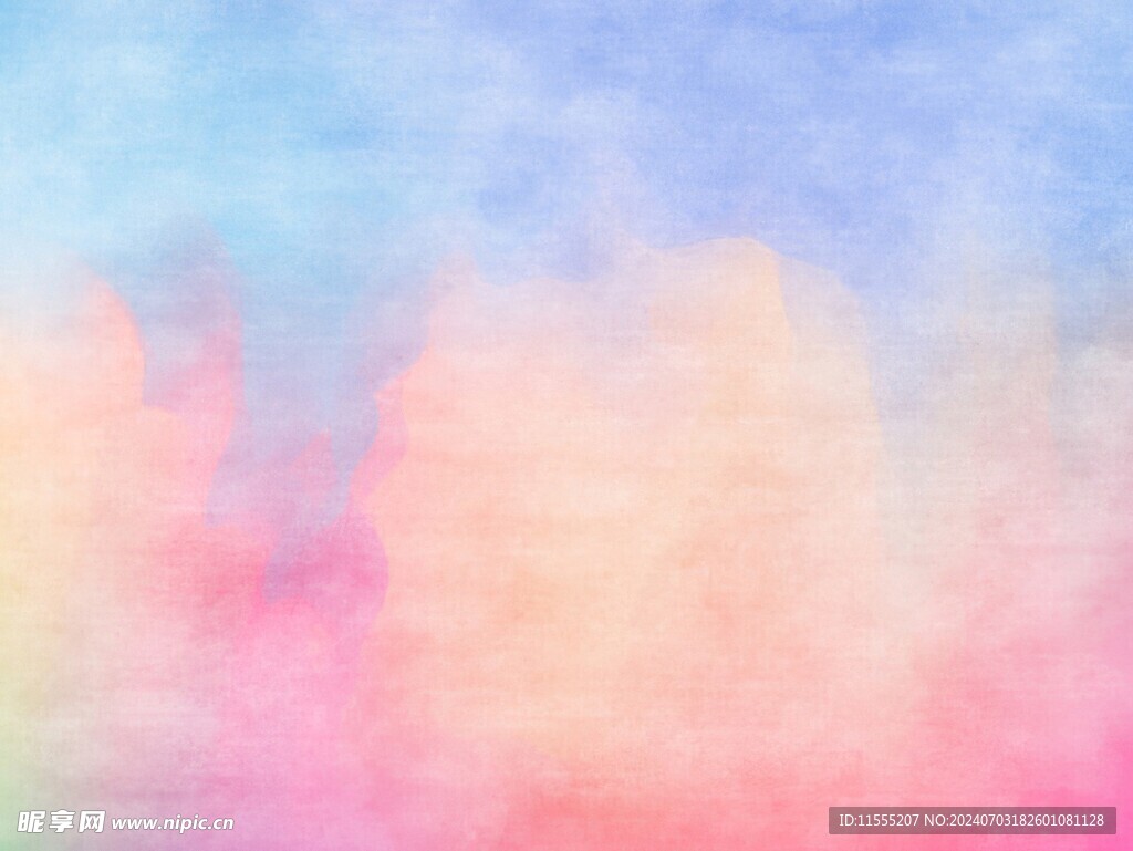 创意水彩抽象艺术画水彩晕染