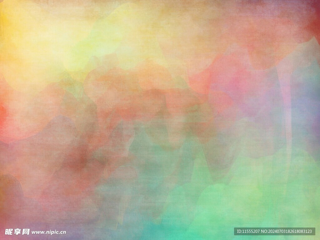 创意水彩抽象艺术画水彩晕染