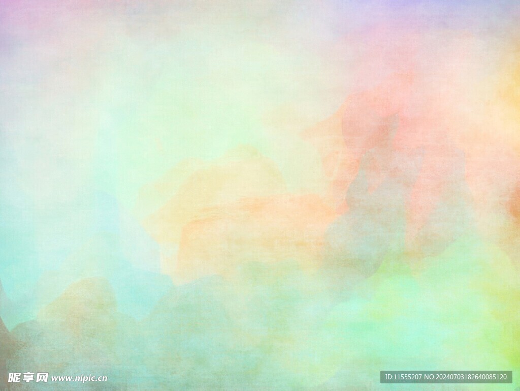 创意水彩抽象艺术画水彩晕染