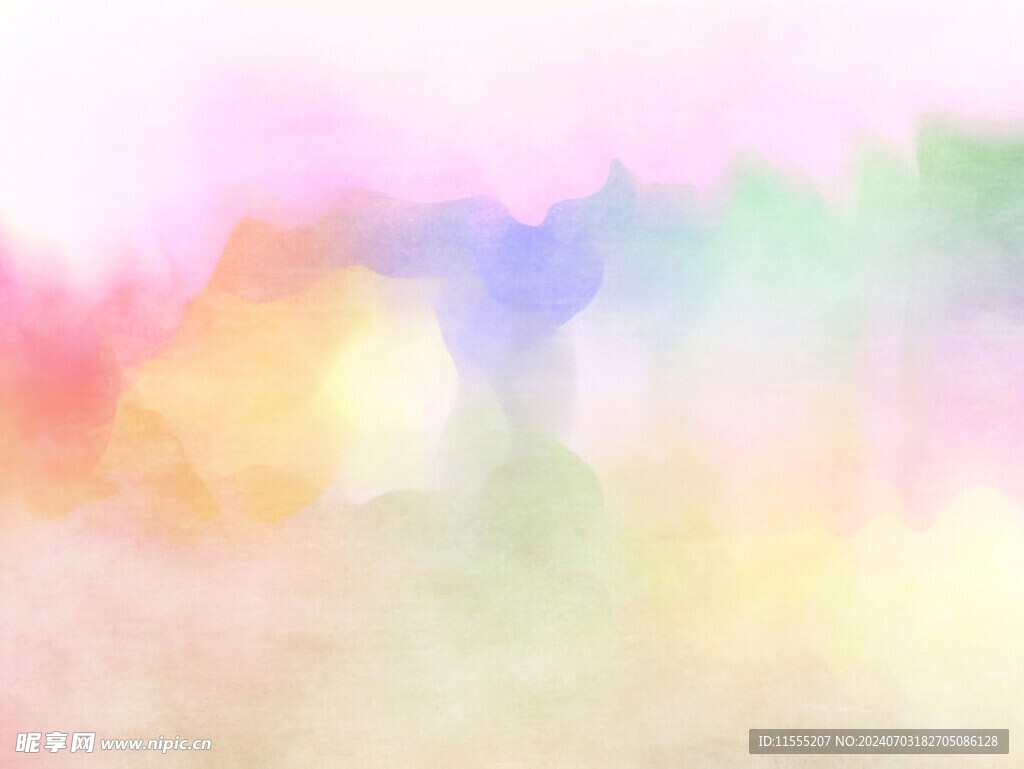 创意水彩抽象艺术画水彩晕染