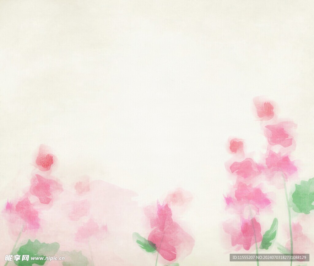 创意水彩抽象艺术画水彩晕染