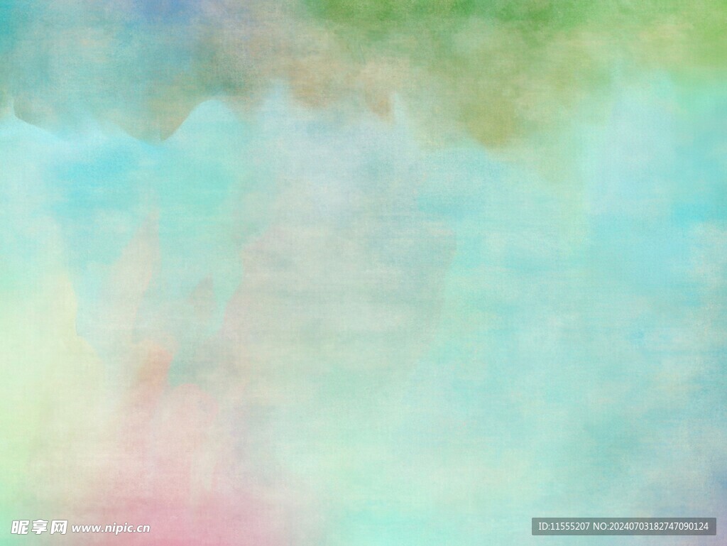 创意水彩抽象艺术画水彩晕染