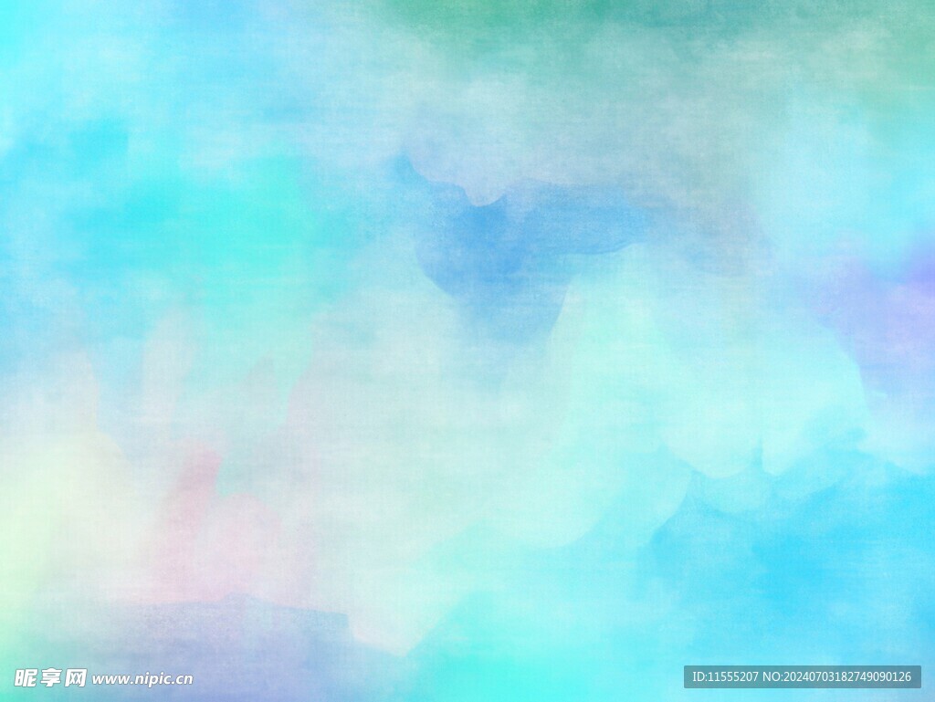 创意水彩抽象艺术画水彩晕染