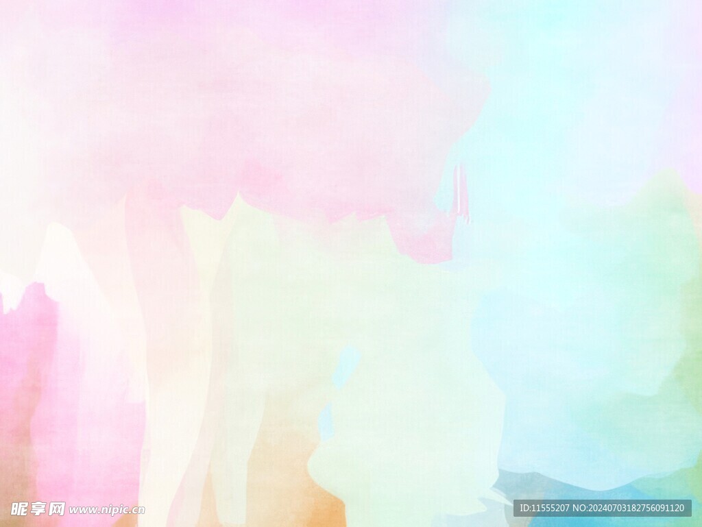 创意水彩抽象艺术画水彩晕染