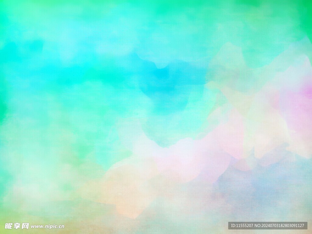 创意水彩抽象艺术画水彩晕染