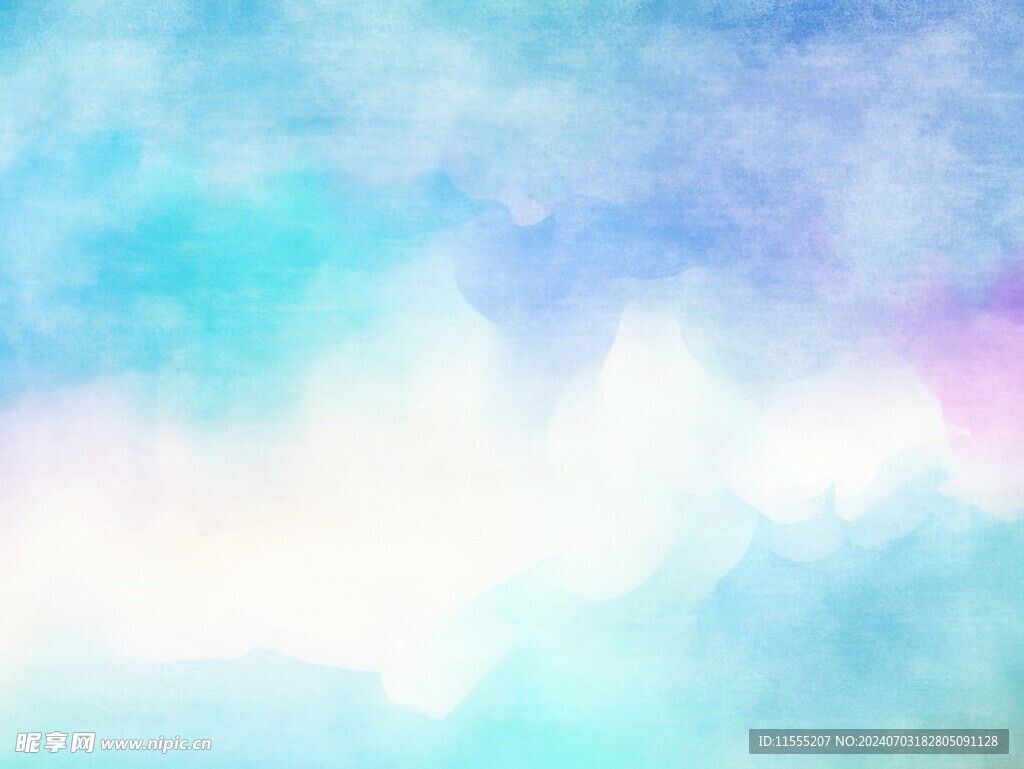创意水彩抽象艺术画水彩晕染