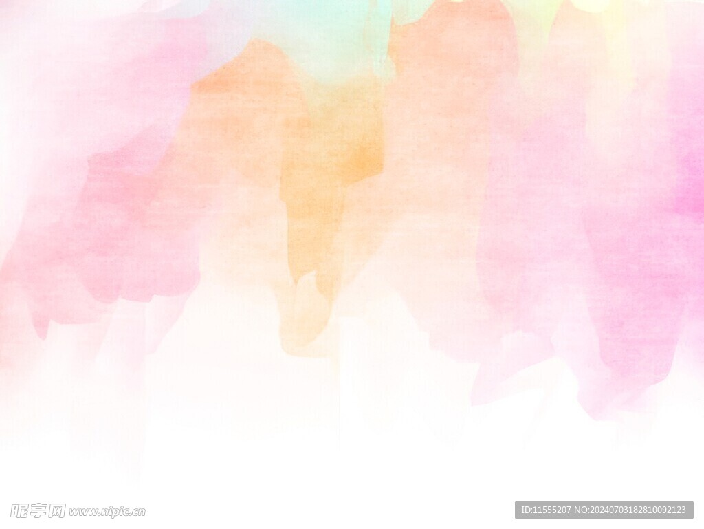 创意水彩抽象艺术画水彩晕染
