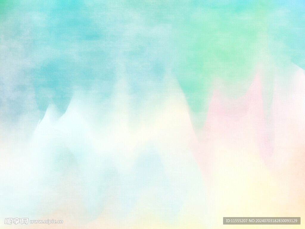 创意水彩抽象艺术画水彩晕染