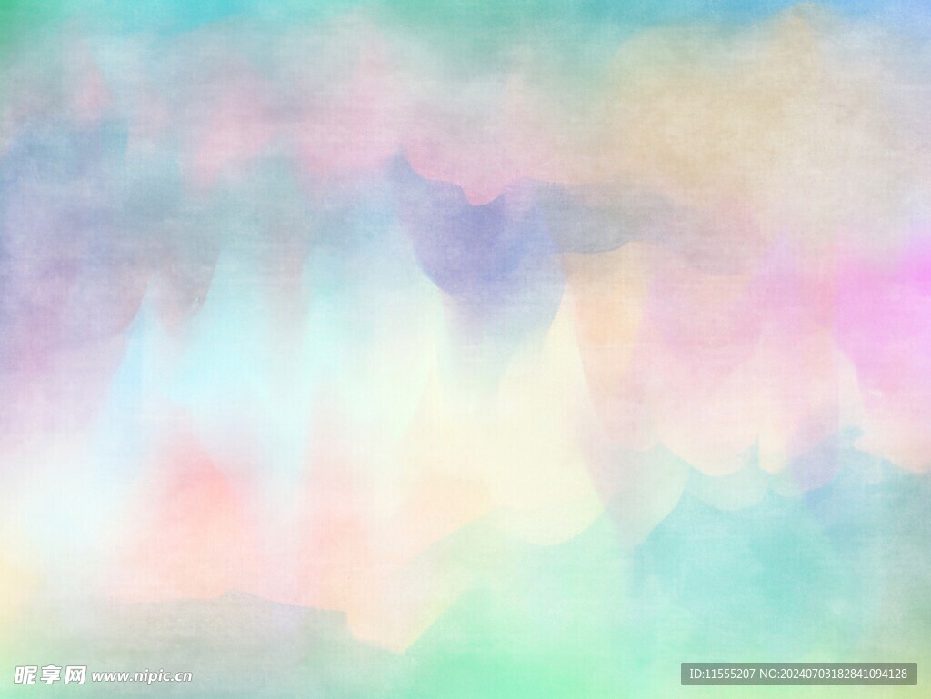 创意水彩抽象艺术画水彩晕染