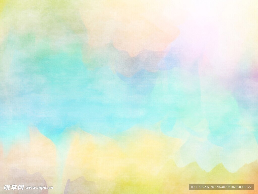 创意水彩抽象艺术画水彩晕染