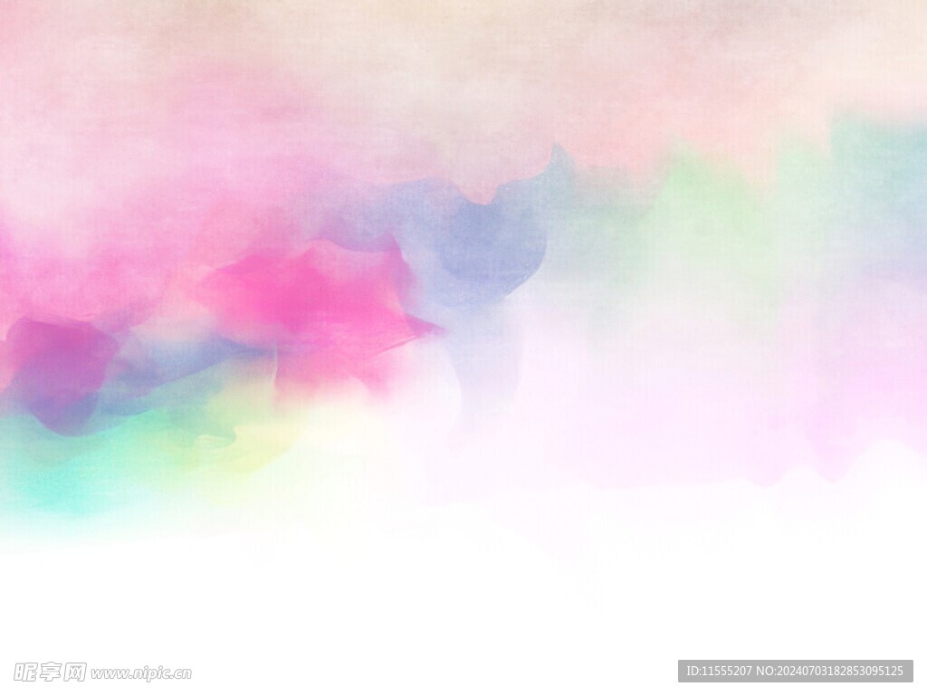 创意水彩抽象艺术画水彩晕染
