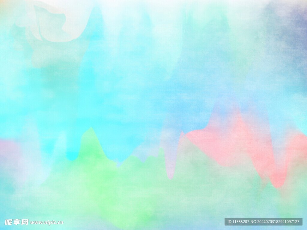 创意水彩抽象艺术画水彩晕染