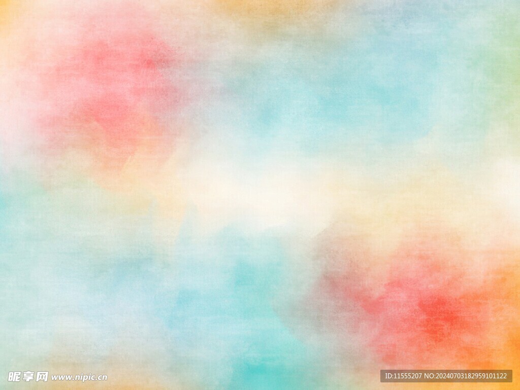 创意水彩抽象艺术画水彩晕染